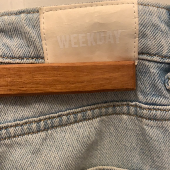 Weekday Row Jeans, size 28/30 in sing blue (light was denim) - Picture 3 of 5